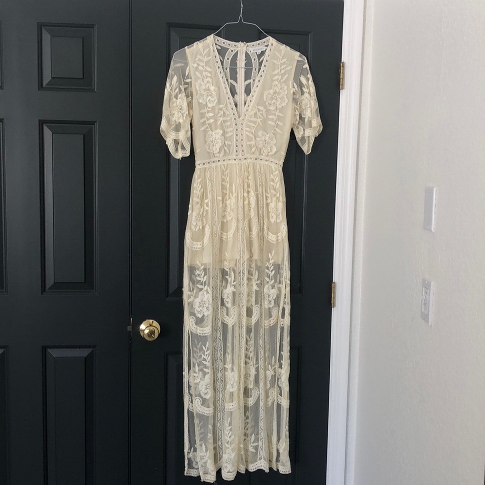 Lace Maxi Romper